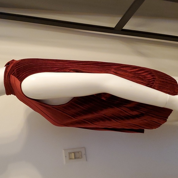 Velvety Sleeveless Blouse - Picture 3 of 7